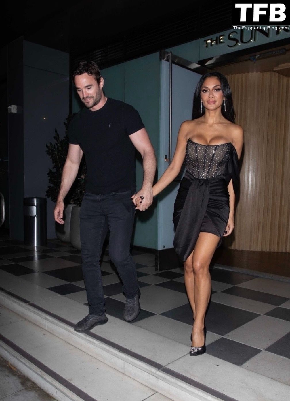 Nicole Scherzinger &amp; Thom Evans Step Out on Sunset Boulevard (13 Photos)