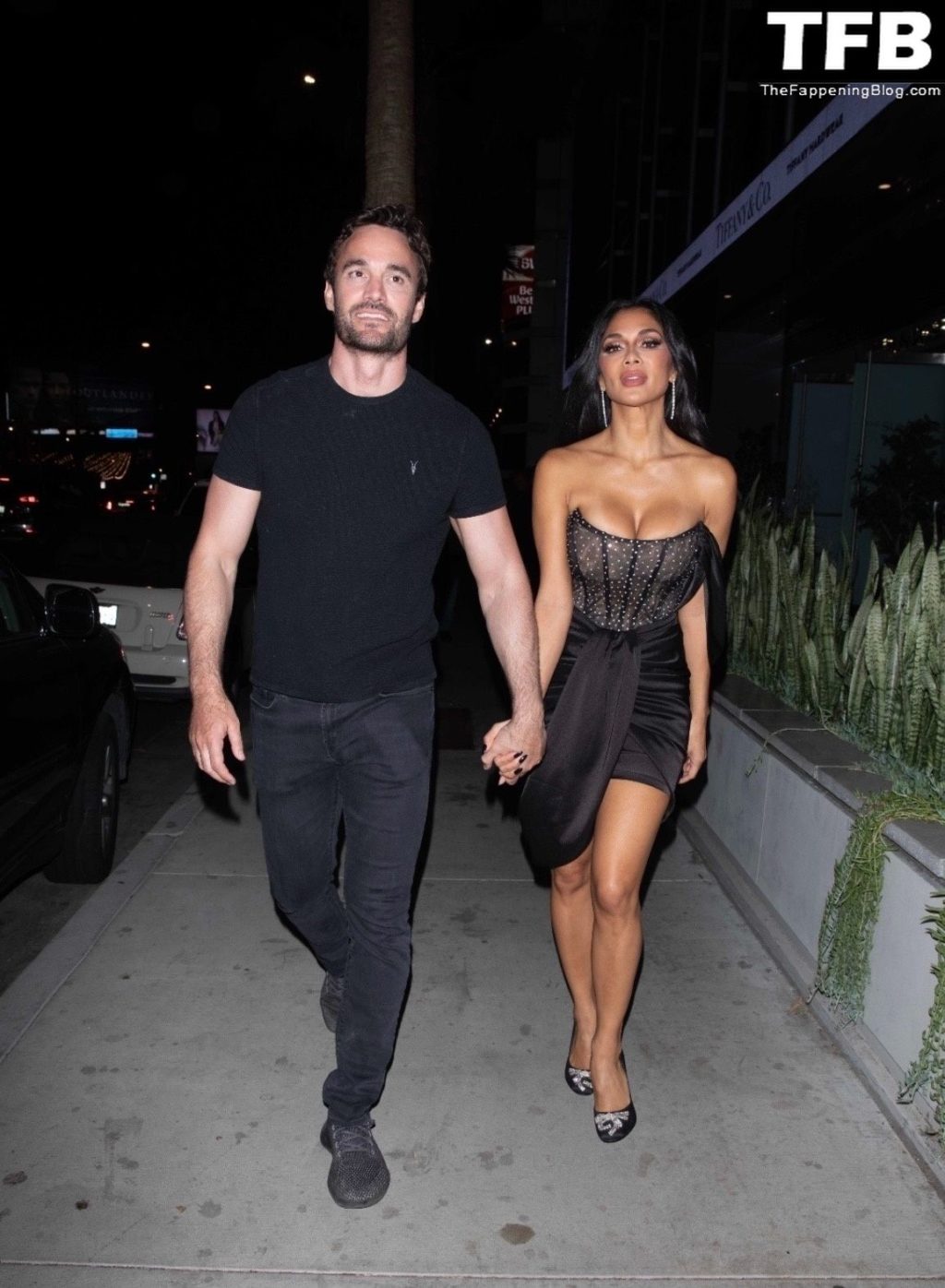 Nicole Scherzinger &amp; Thom Evans Step Out on Sunset Boulevard (13 Photos)