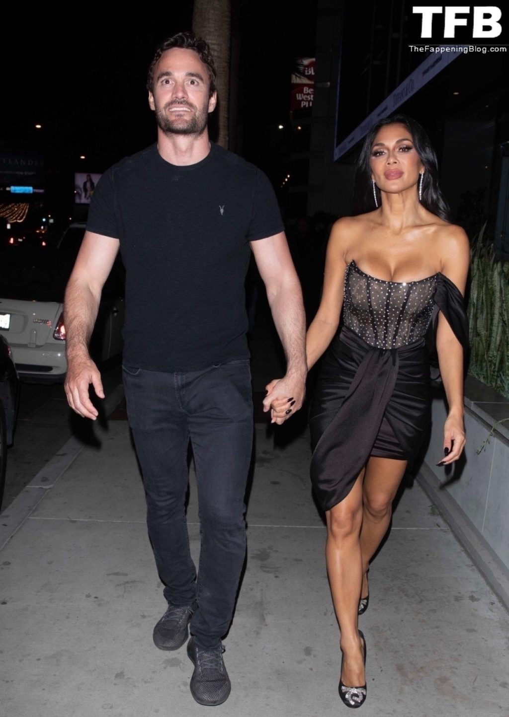 Nicole Scherzinger &amp; Thom Evans Step Out on Sunset Boulevard (13 Photos)