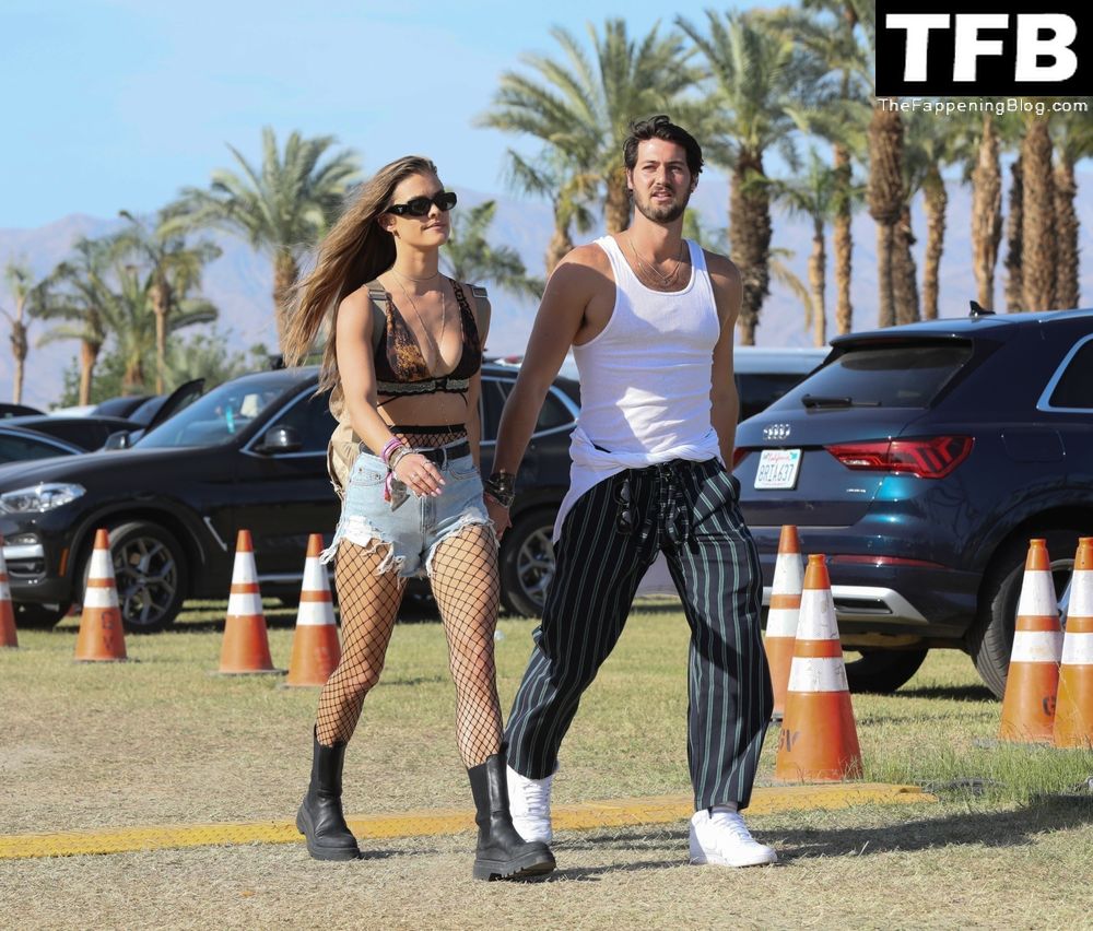 Nina Agdal is Seen Arriving with Her New Boyfriend at Coachella (20 Photos)