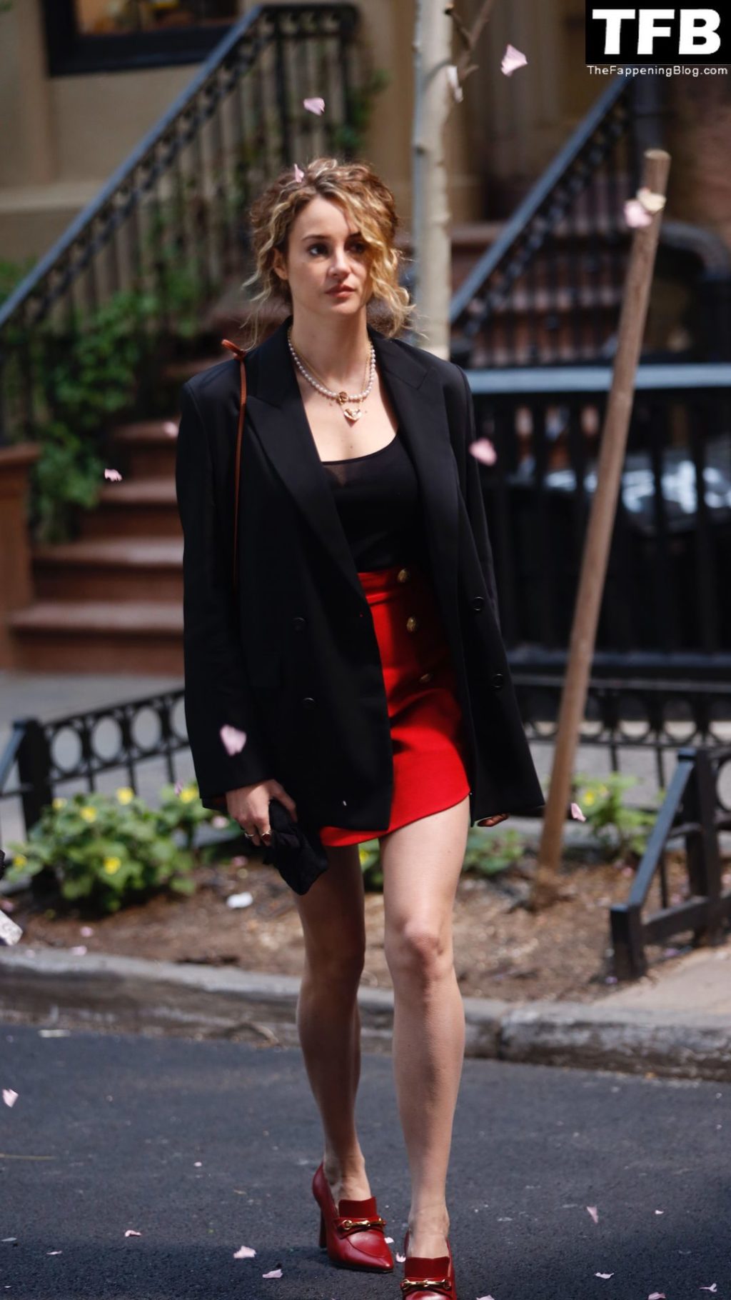 Shailene Woodley Flaunts Her Sexy Legs at the ‘Three Women’ TV Show Filming in New York (47 Photos)