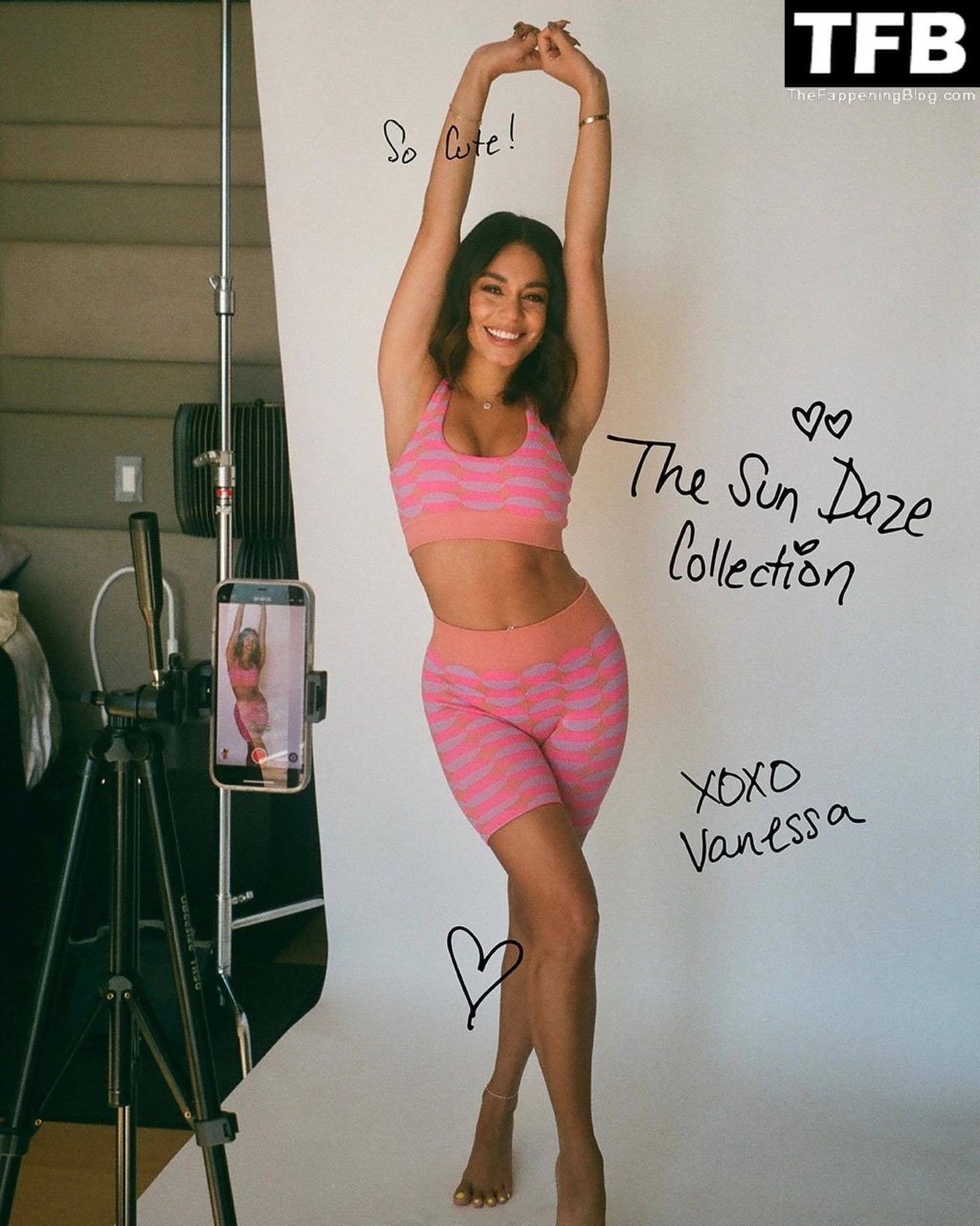 Vanessa Hudgens Promotes a New Fabletics “The Sun Daze” Collection (5 Photos)
