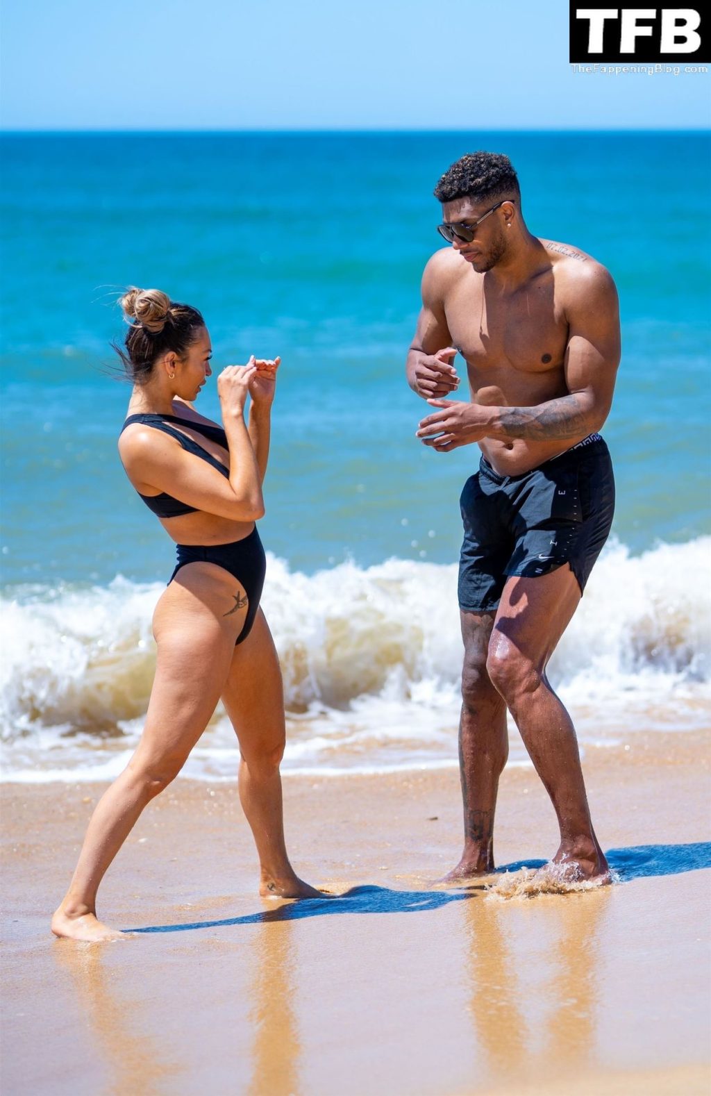 AJ Bunker &amp; Theo Campbell Enjoy a Little Downtime on the Beaches of Portugal (20 Photos)