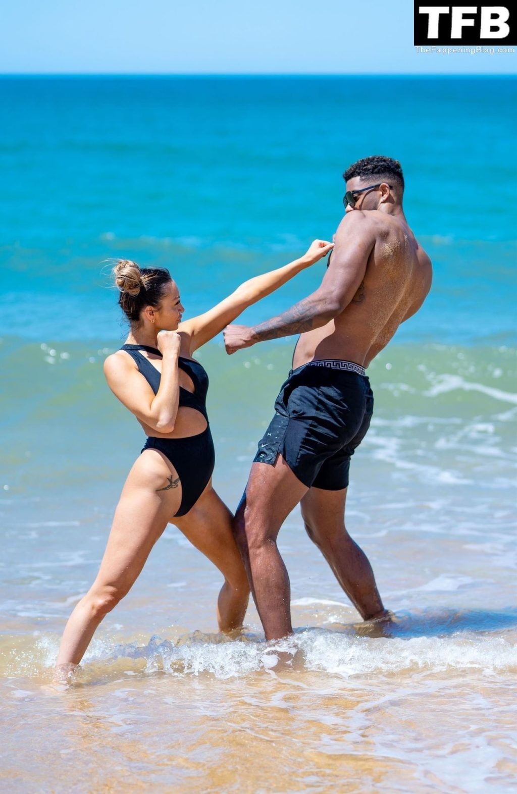 AJ Bunker &amp; Theo Campbell Enjoy a Little Downtime on the Beaches of Portugal (20 Photos)