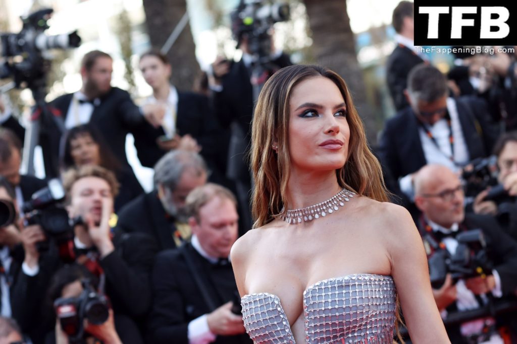 Alessandra Ambrosio Shows Off Her Sexy Tits at the 75th Annual Cannes Film Festival (150 Photos)