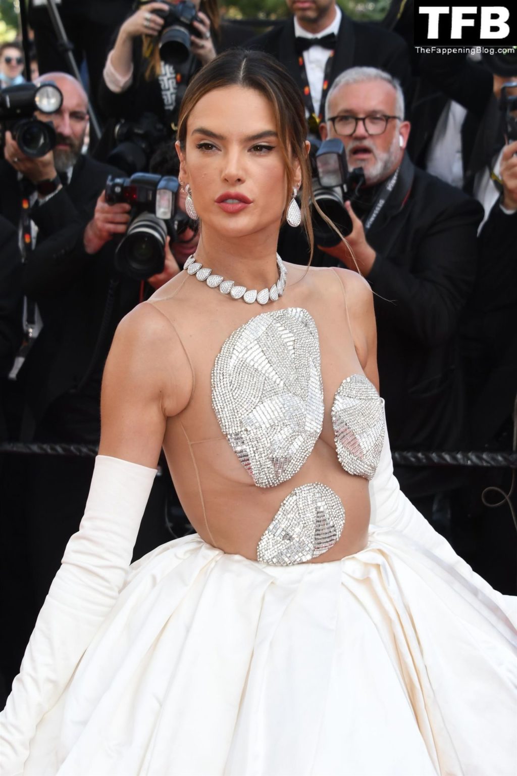 Alessandra Ambrosio Poses Braless as She Attends the Screening of “Armageddon Time” During the 75th Annual Cannes Film Festival (150 Photos)