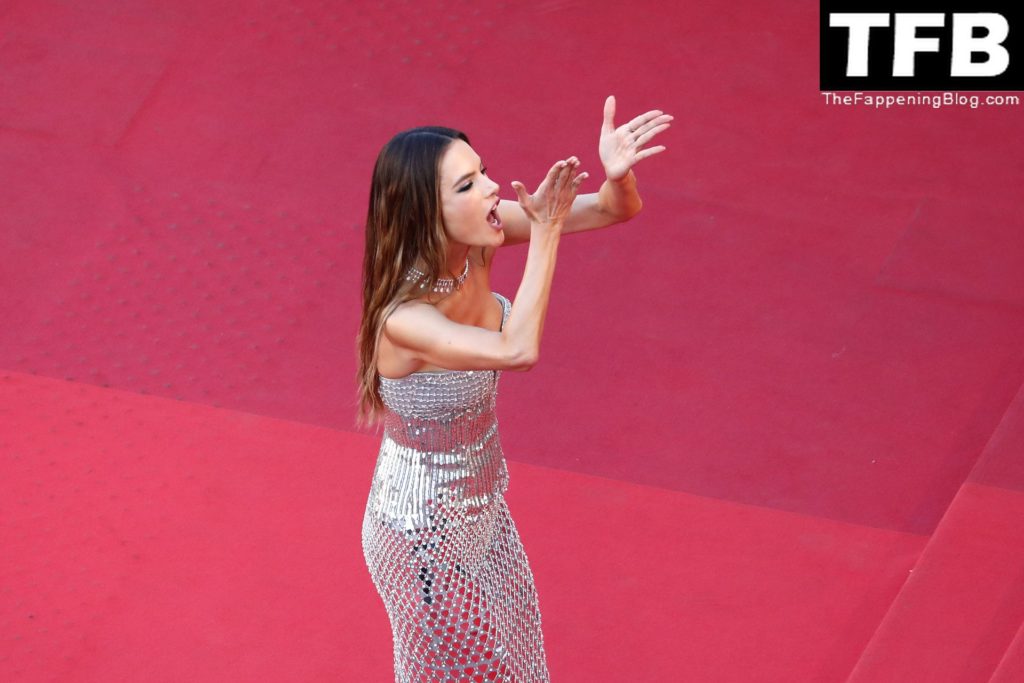 Alessandra Ambrosio Shows Off Her Sexy Tits at the 75th Annual Cannes Film Festival (148 Photos)
