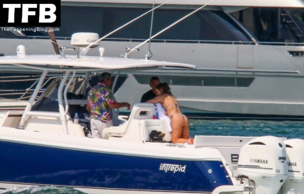 Alex Rodriguez Sips Champagne on a Yacht with a Sexy Babe (41 Photos)