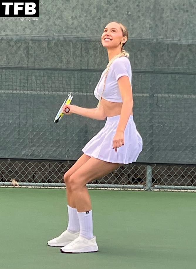 Alexis Ren Looks Hot in a Beautiful Tennis Shoot (16 Photos)