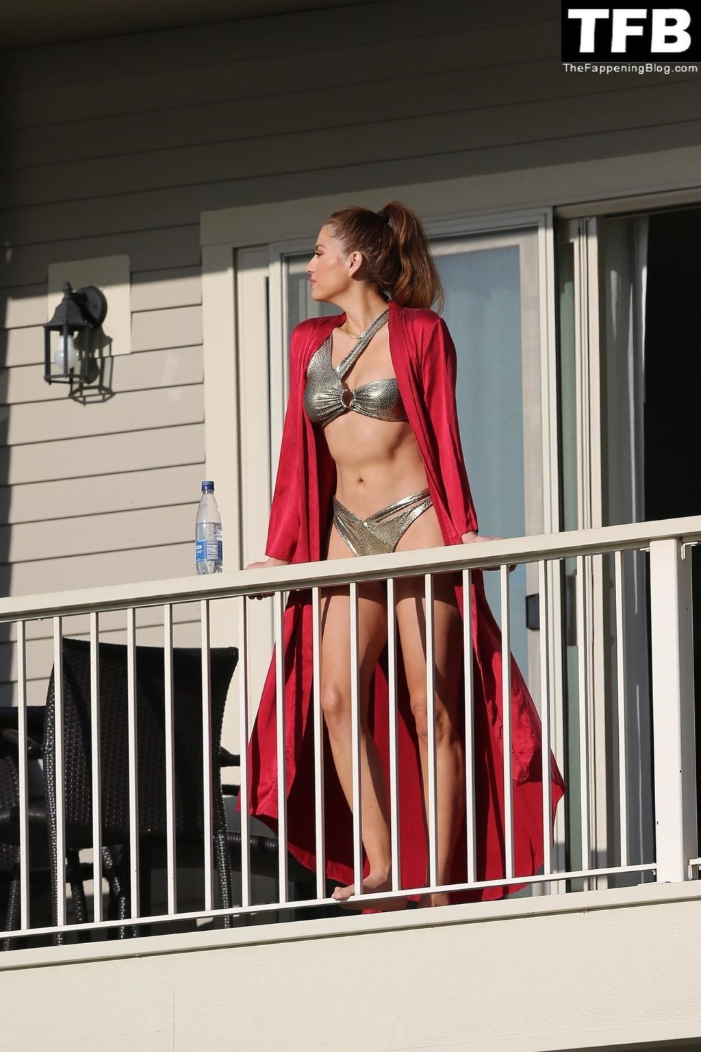 Blanca Blanco Shows Off Her Incredible Body in a Skimpy Gold Bikini (51 Photos)