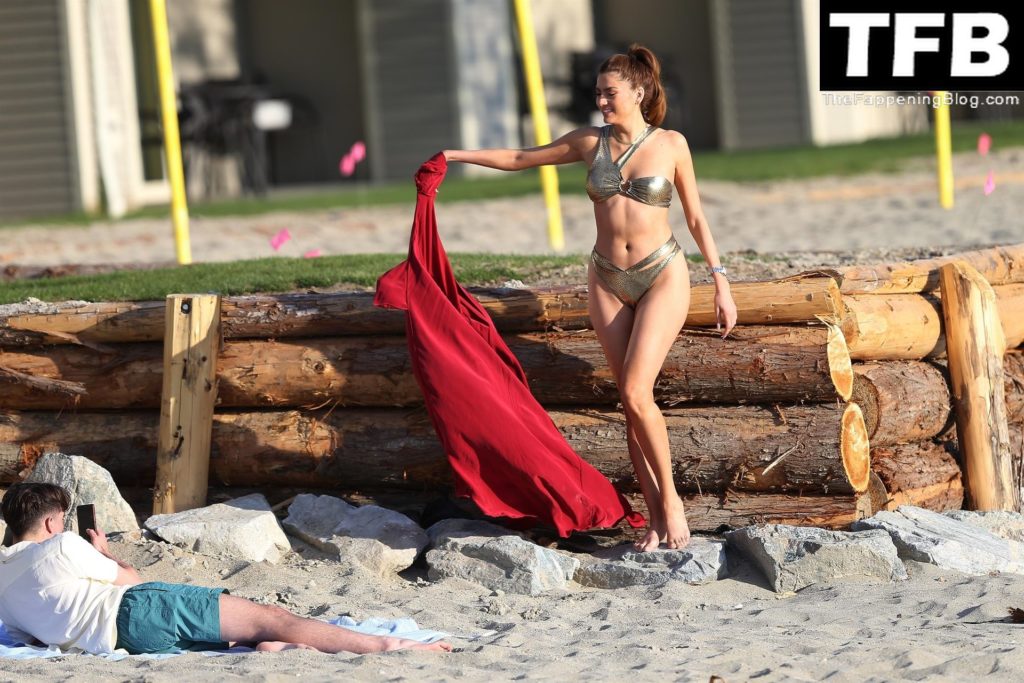 Blanca Blanco Shows Off Her Incredible Body in a Skimpy Gold Bikini (51 Photos)