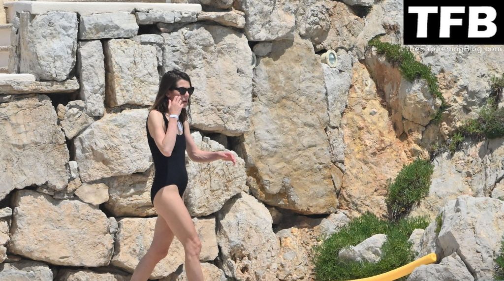 Charlotte Casiraghi is Seen in a Black Swimsuit at Eden Roc Hotel (69 Photos)