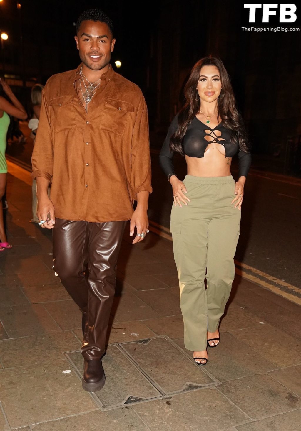 Chloe Ferry Flashes Her Nude Tits in Newcastle (34 Photos)
