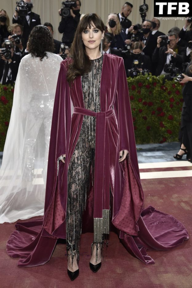 Dakota Johnson Stuns In A See Through Outfit At The 2022 Met Gala In Nyc 47 Photos Thefappening 