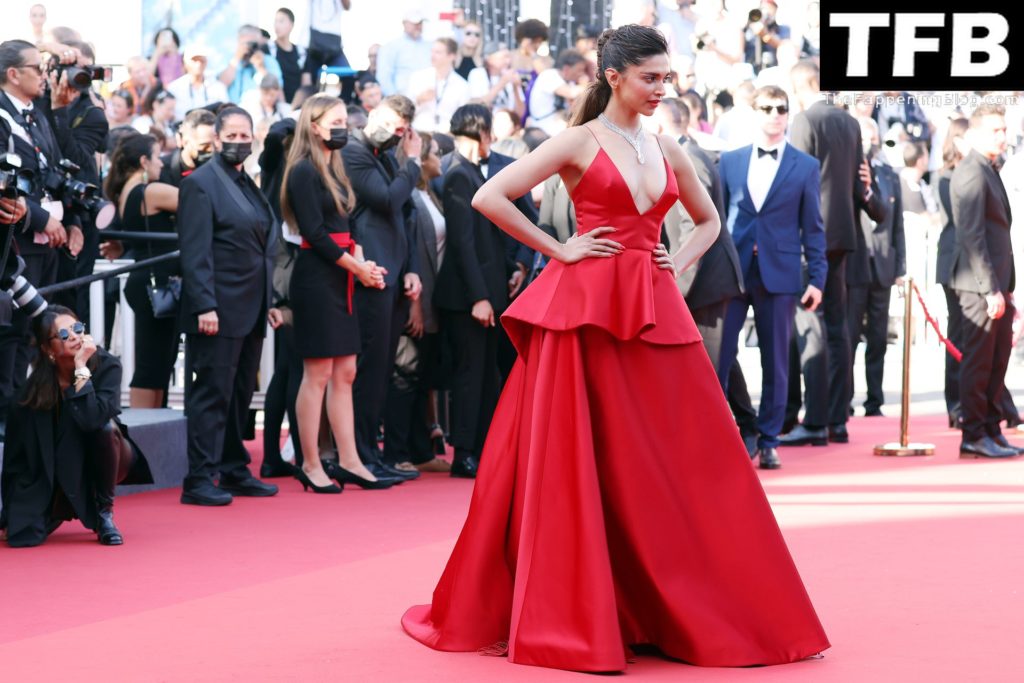 Deepika Padukone Looks Beautiful in a Red Dress During the 75th Annual Cannes Film Festival (150 Photos)