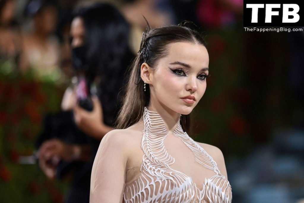 Dove Cameron Displays Her Slender Figure at The 2022 Met Gala in NYC (52 Photos)