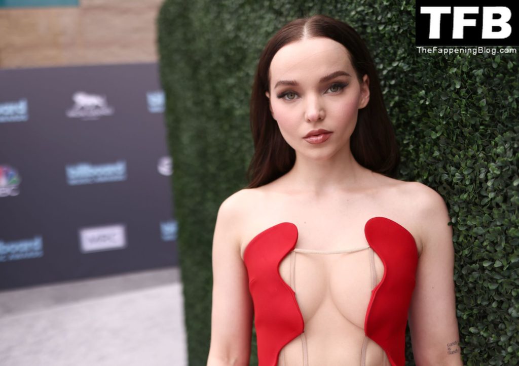 Dove Cameron Stuns in Red at the 2022 Billboard Music Awards (28 Photos)