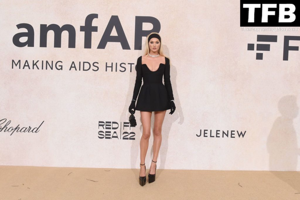 Elsa Hosk Shows Off Her Sexy Legs &amp; Tits at the amfAR Gala Cannes 2022 in Cap d’Antibes (94 Photos)