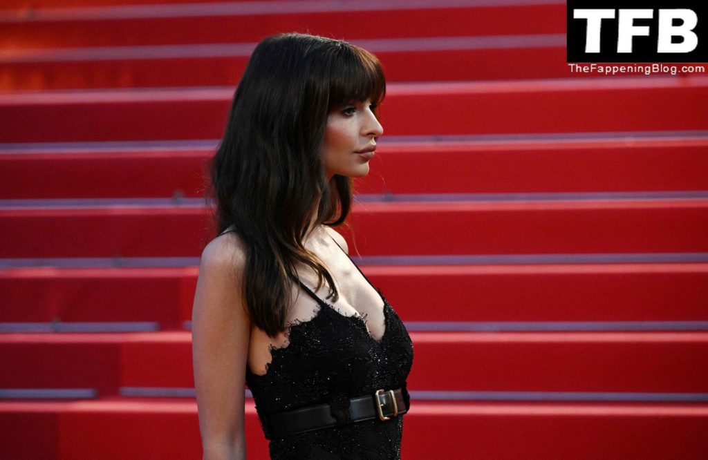 Emily Ratajkowski Poses in a See-Through Black Dress at the 75th Annual Cannes Film Festival (150 Photos)