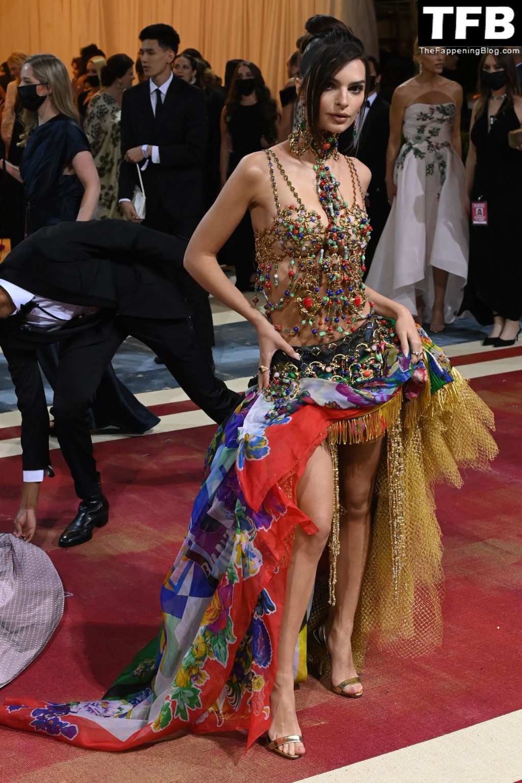 Emily Ratajkowski Looks Stunning in a See-Through Dress at The 2022 Met Gala (54 Photos)