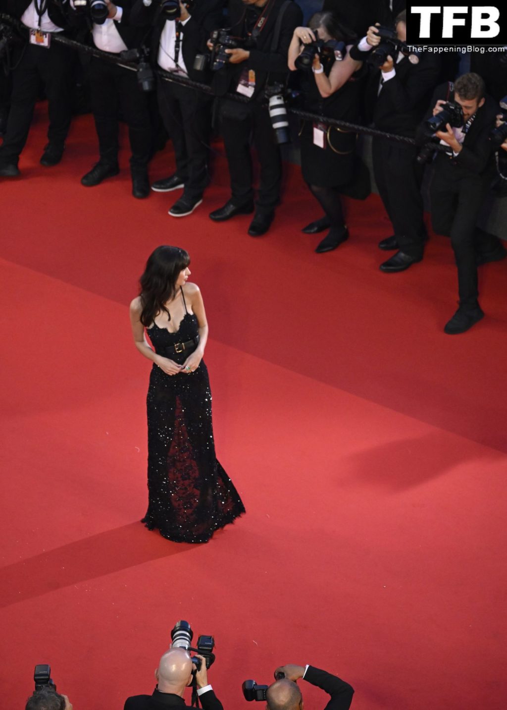 Emily Ratajkowski Poses in a See-Through Black Dress at the 75th Annual Cannes Film Festival (150 Photos)