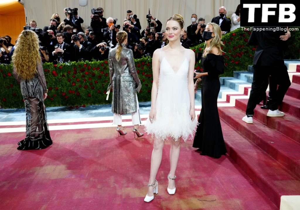Emma Stone Flaunts Her Sexy Legs at The 2022 Met Gala in NYC (129 Photos)
