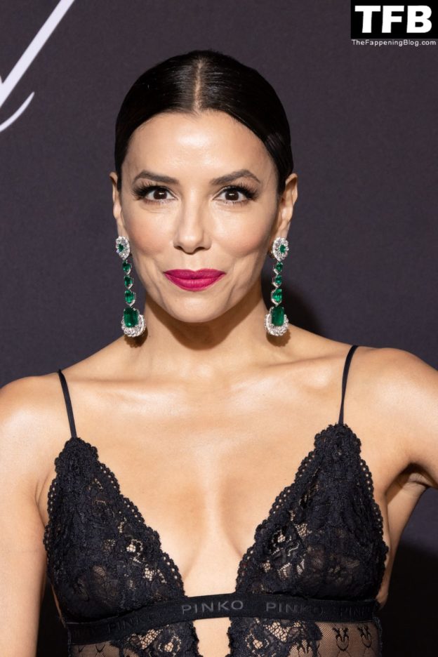 Eva Longoria Shows Off Her Sexy Tits And Legs At The Chopard Loves Cinema