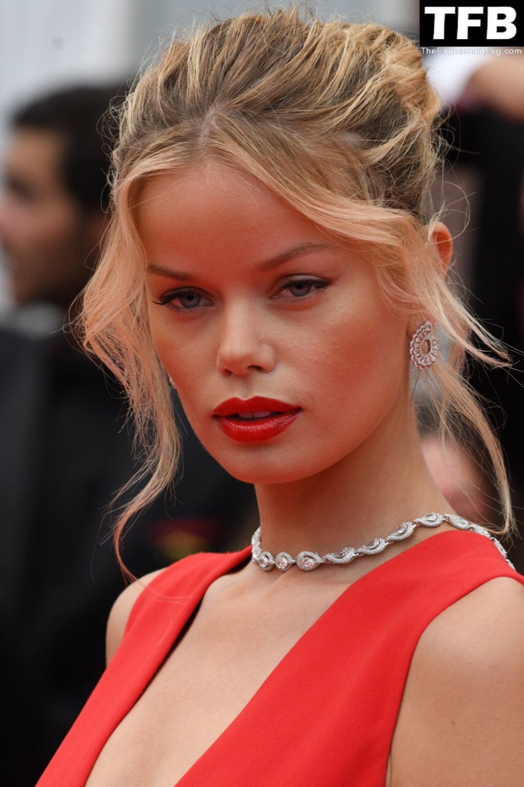Frida Aasen Looks Stunning in a Red Dress at the 75th Annual Cannes Film Festival (153 Photos)