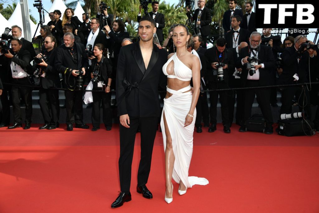 Hiba Abouk Shows Off Her Sexy Tits at the 75th Annual Cannes Film Festival (22 Photos)