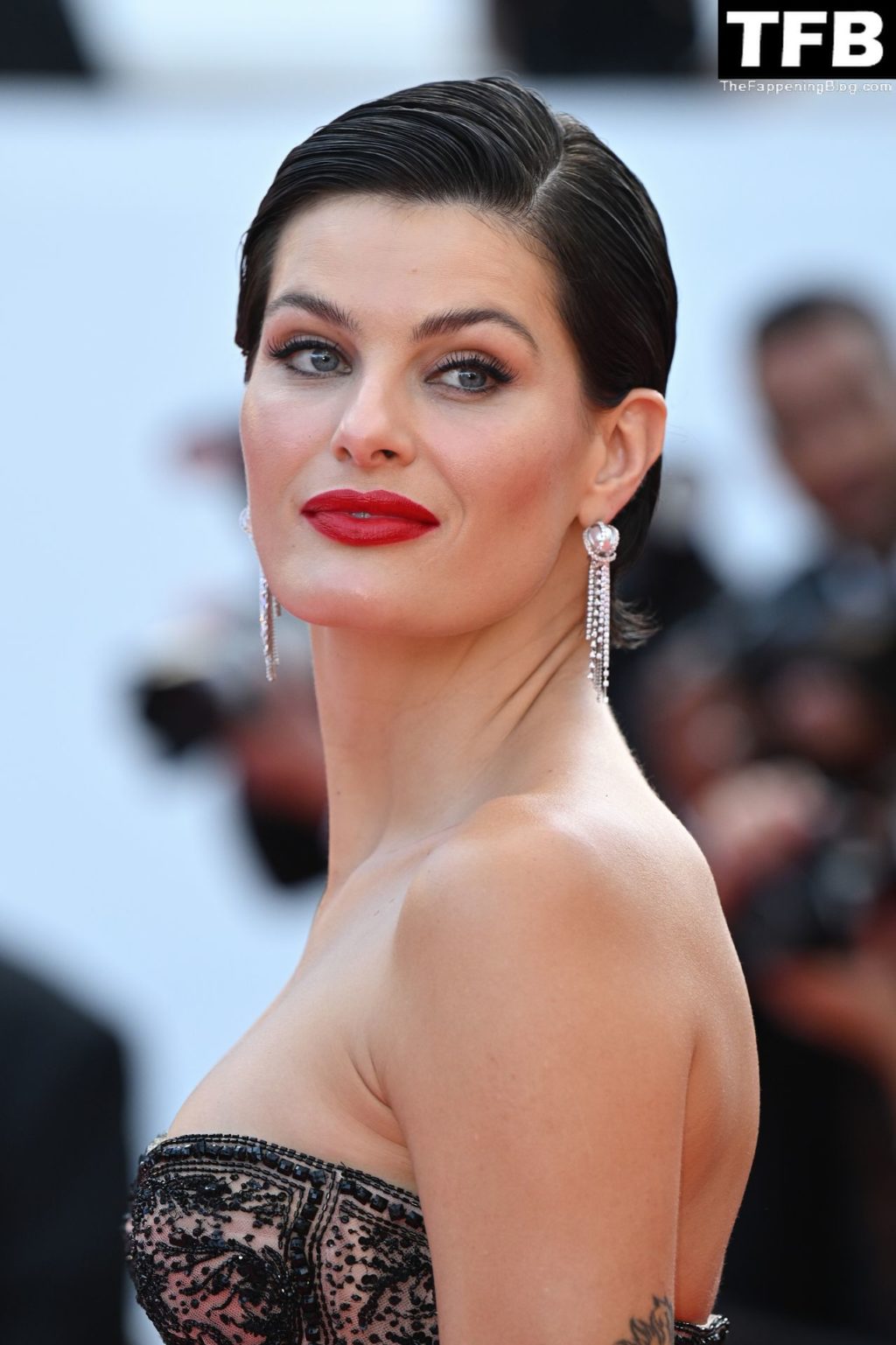 Isabeli Fontana Showcases Her Sexy Tits &amp; Legs at the 75th Annual Cannes Film Festival (53 Photos)