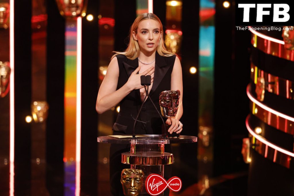 Jodie Comer Displays Her Cleavage at the Virgin Media British Academy Television Awards (93 Photos)
