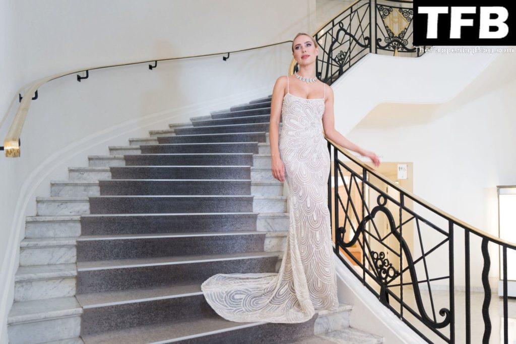 Kimberley Garner Poses in a See-Through Dress at the 75th Annual Cannes Film Festival (38 Photos)