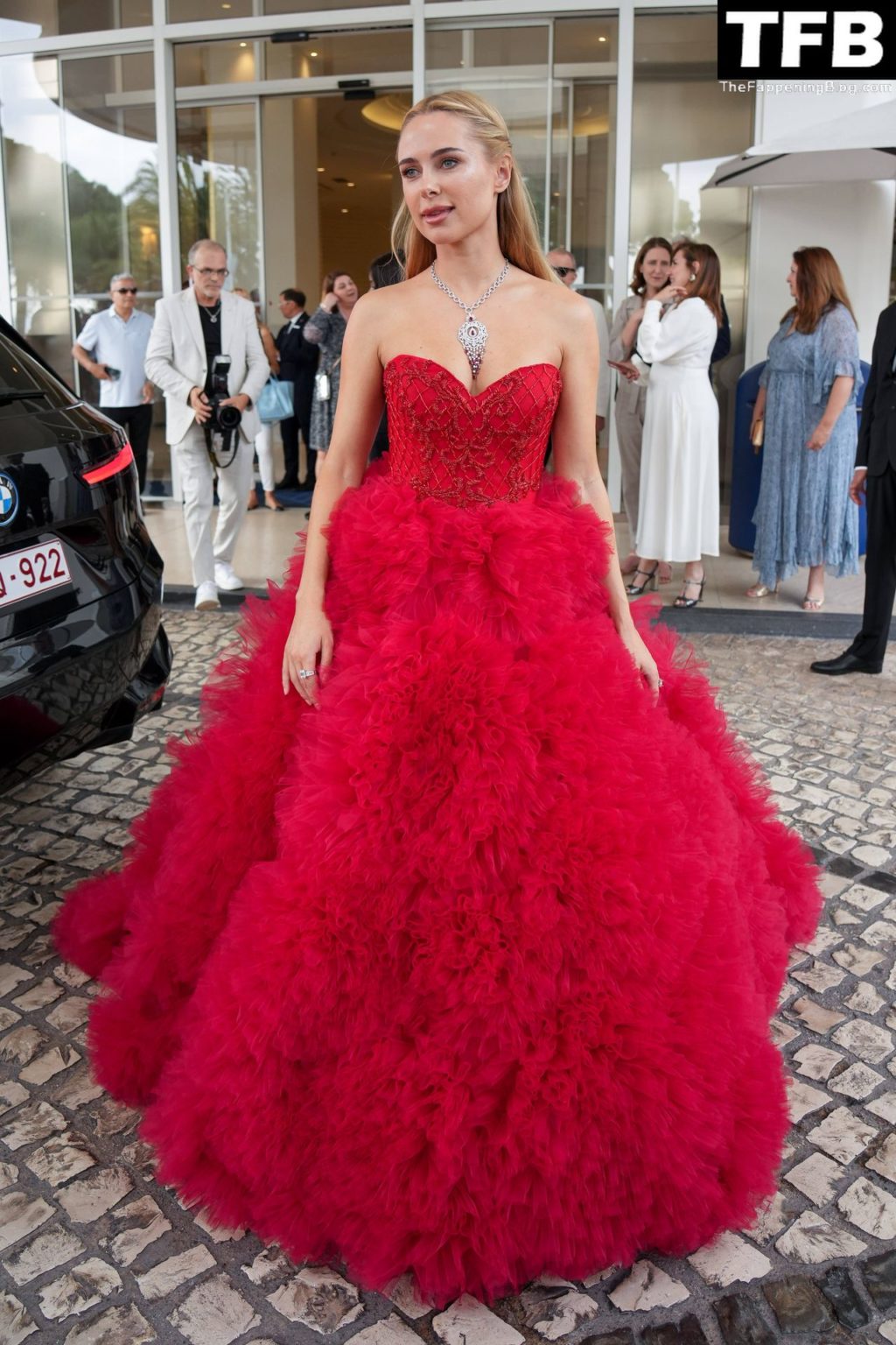 Kimberley Garner Looks Hot in a Red Dress at the 75th Annual Cannes Film Festival (134 Photos)