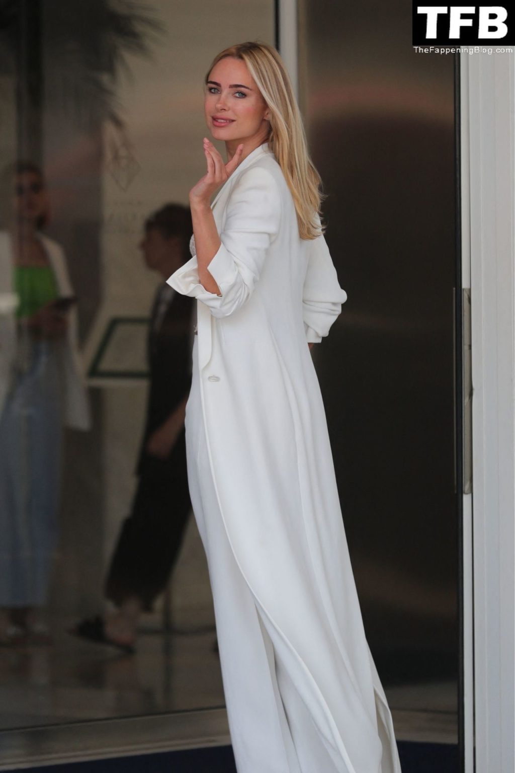 Kimberley Garner is Seen Leaving “Martinez” Hotel in Cannes (20 Photos)