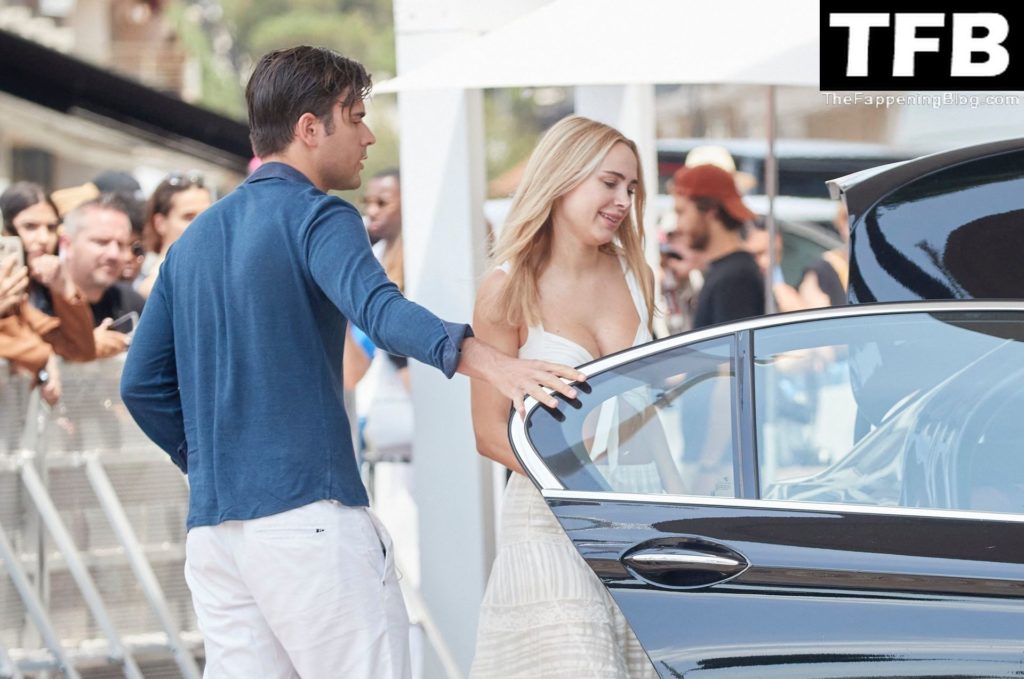 Kimberley Garner is Seen with a Mystery Man in Cannes (23 Photos)