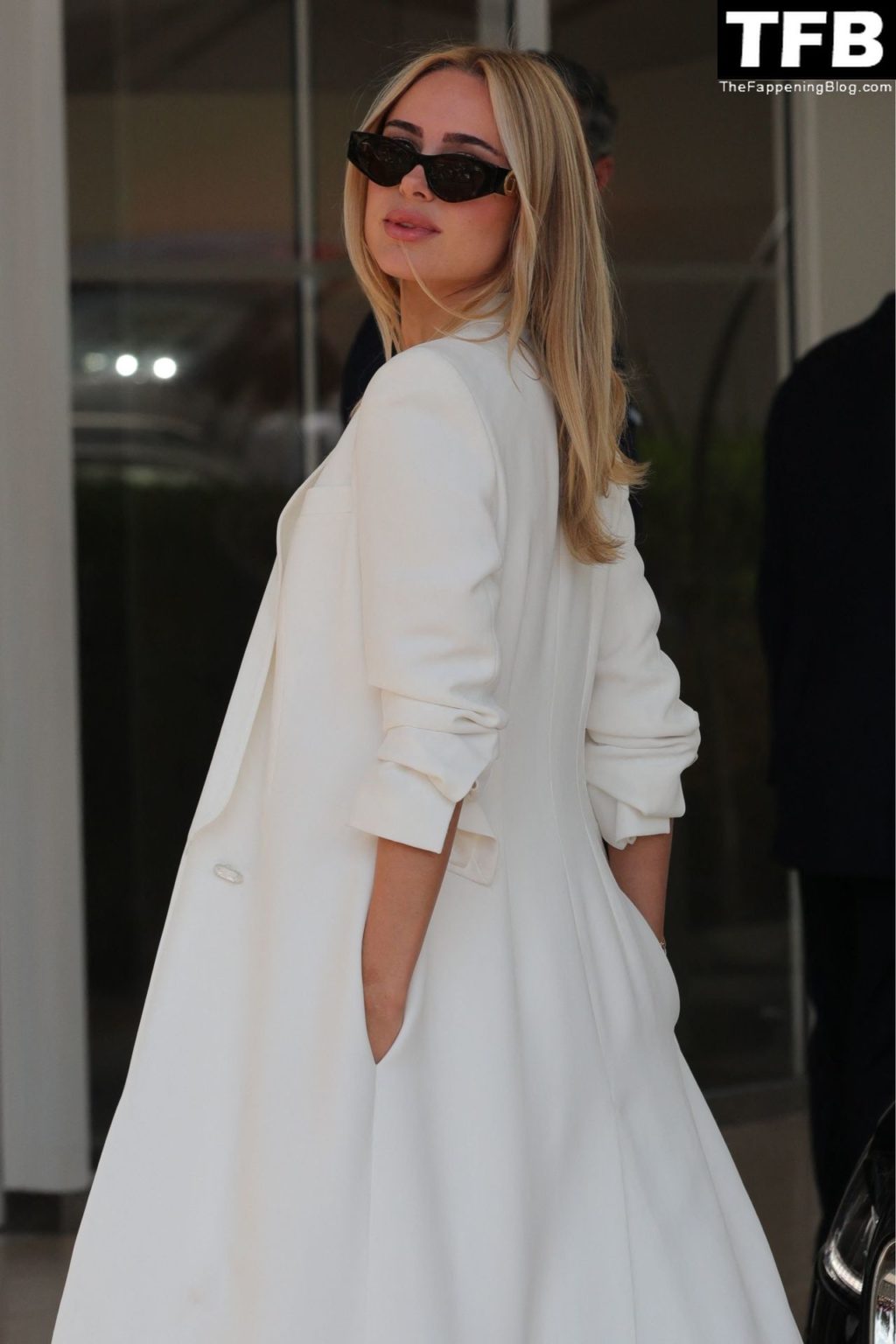 Kimberley Garner is Seen Leaving “Martinez” Hotel in Cannes (20 Photos)