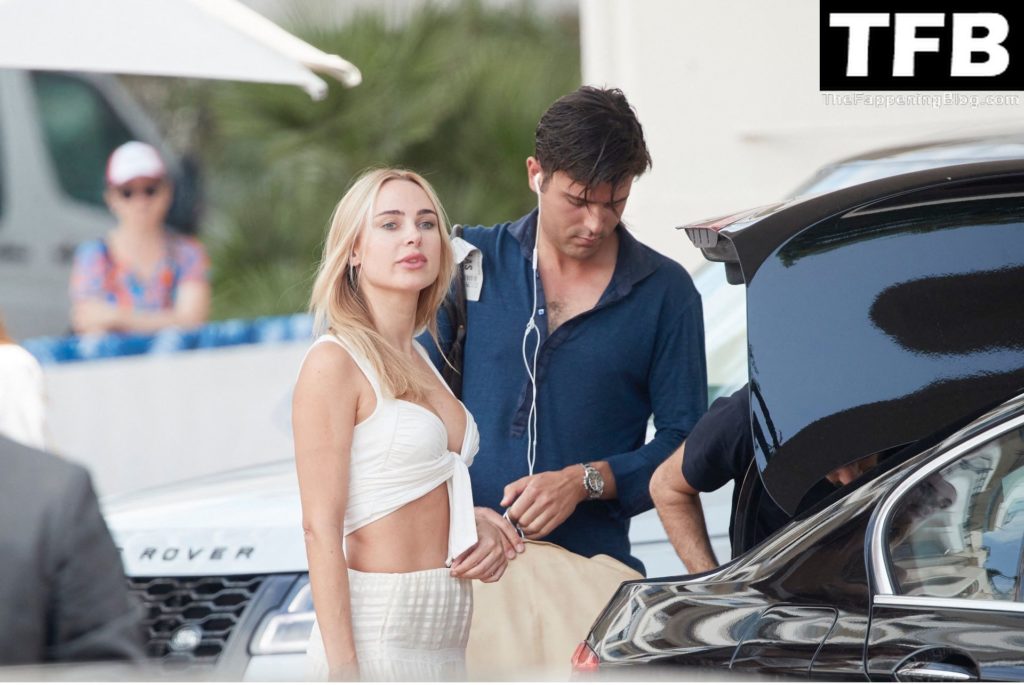 Kimberley Garner is Seen with a Mystery Man in Cannes (23 Photos)