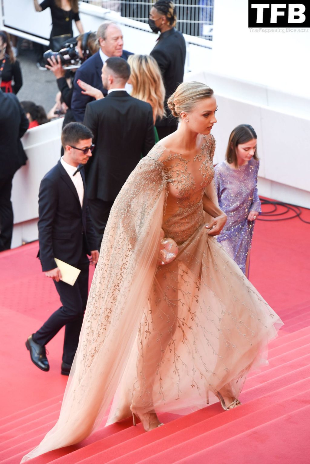 Lilly Krug Poses in a See-Through Dress at the 75th Annual Cannes Film Festival (48 Photos)