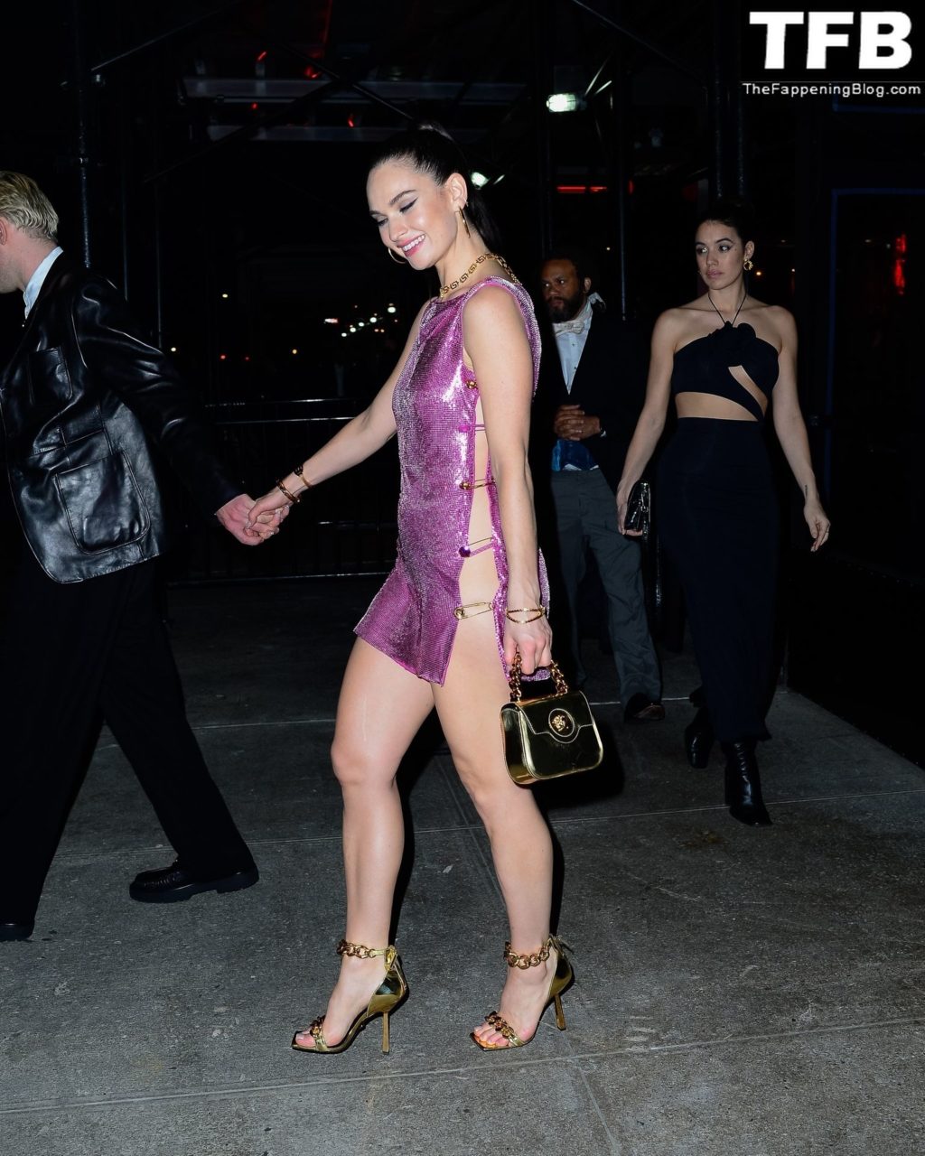 Lily James Shows Off Her Sexy Legs as She Attends the Met Gala After-Party (17 Photos)