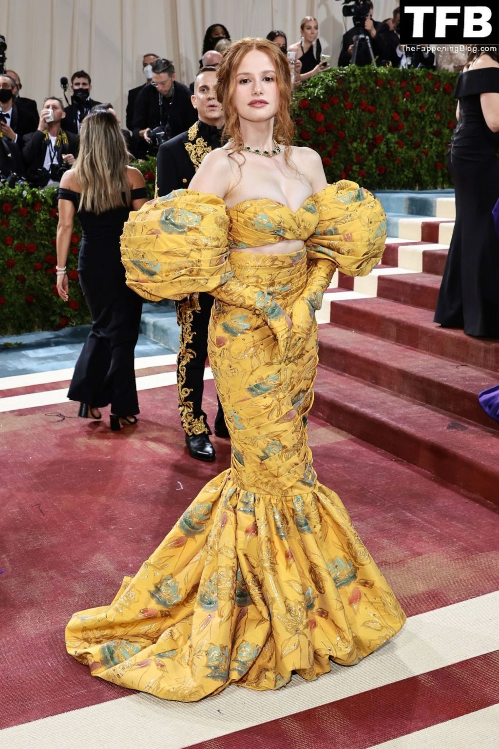Madelaine Petsch Displays Her Stunning Figure at The 2022 Met Gala in NYC (45 Photos)