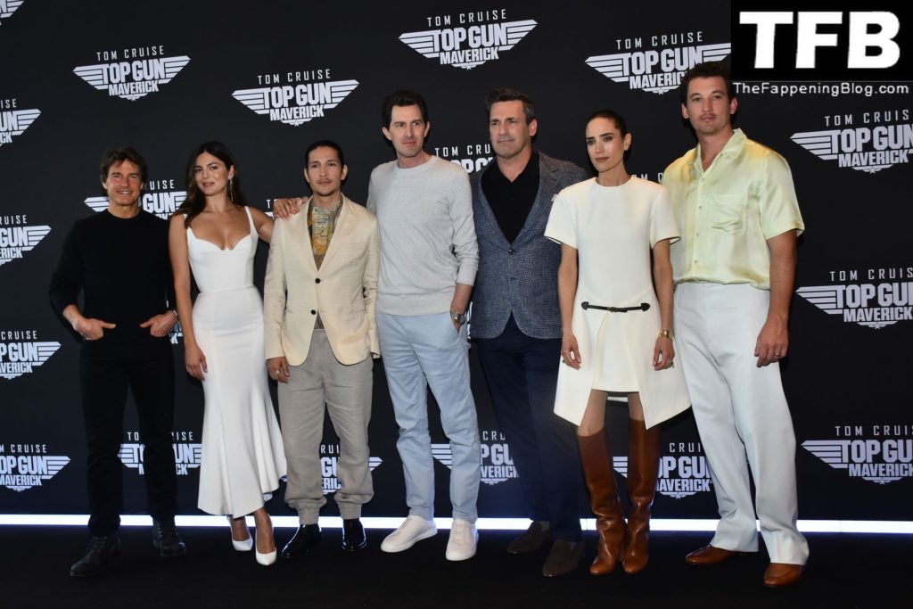 Monica Barbaro Looks Hot in a White Dress at the ‘Top Gun: Maverick’ Film Photocall in Mexico (18 Photos)