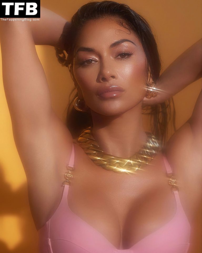 Nicole Scherzinger Displays Her Big Boobs And Sexy Legs In A Fashion Shoot 9 Photos