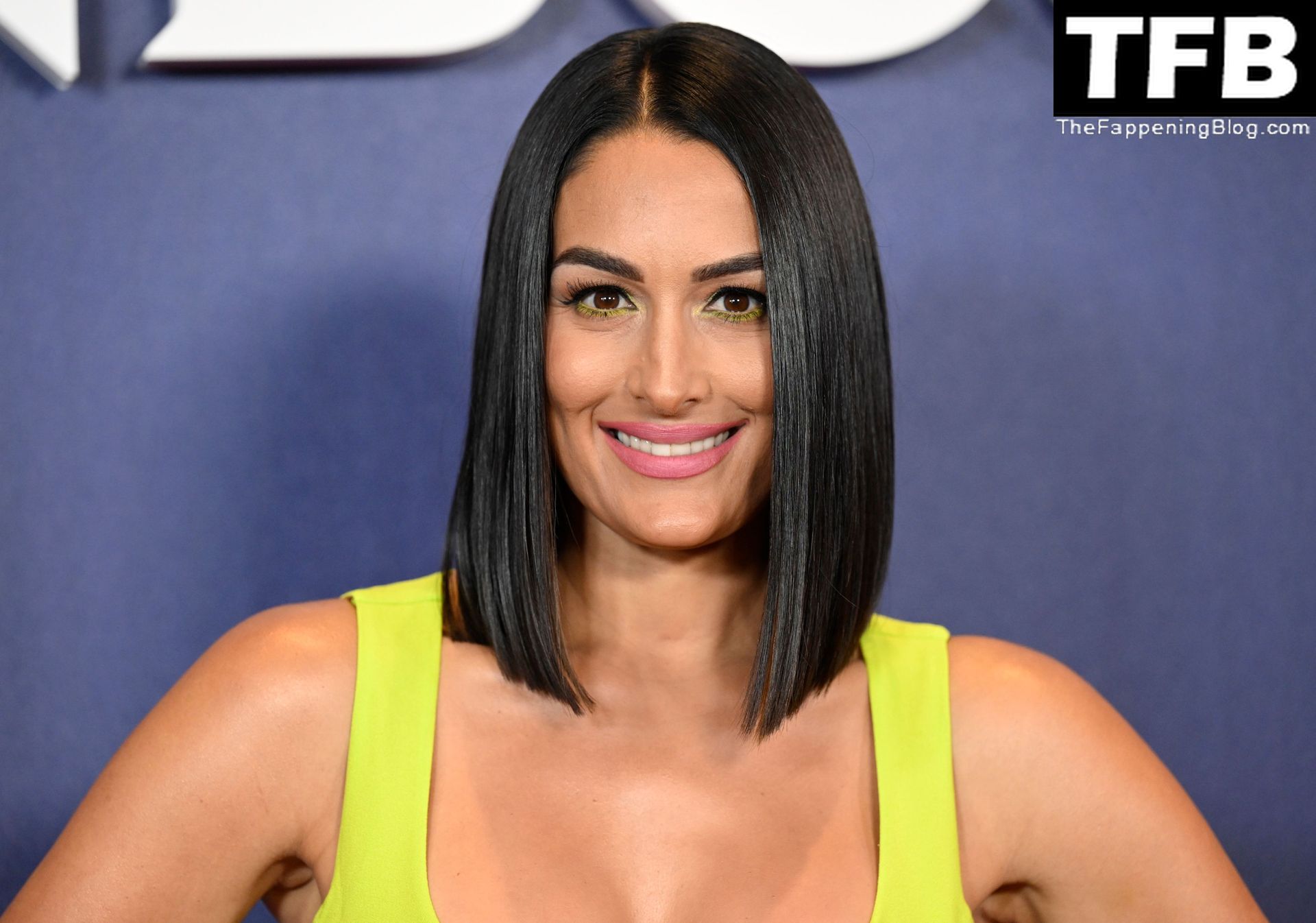 Nikki Bella Flaunts Her Cleavage at NBCUniversal’s 2022 Upfront Press Junke...