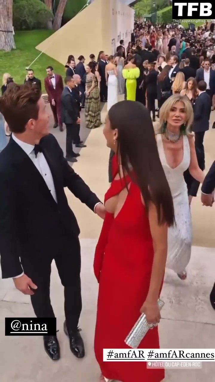 Nina Dobrev Looks Hot in Red at the amfAR Gala Cannes 2022 (74 Photos)
