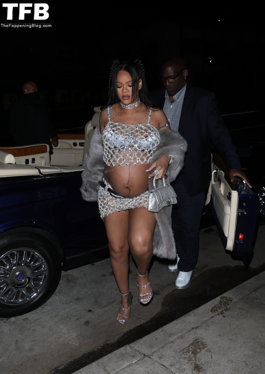 Rihanna Flashes Her Areolas as She Celebrates Her First Mother’s Day with ASAP Rocky at Giorgio Baldi (60 Photos)