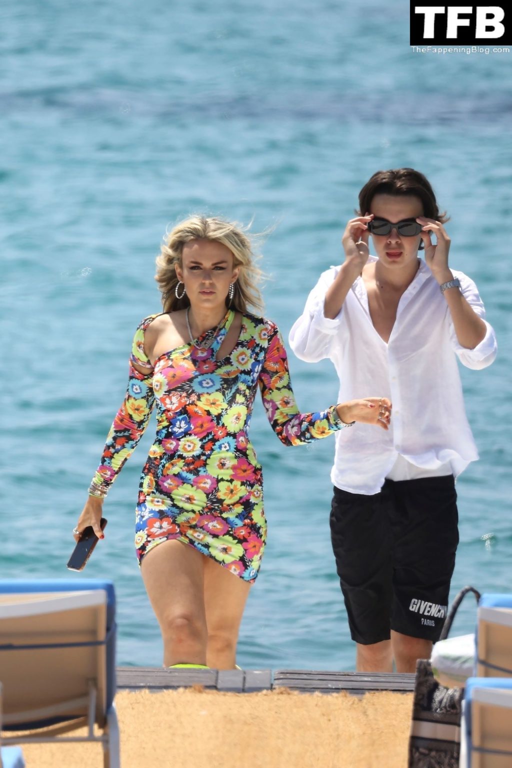 Tallia Storm is Seen at the Beach Martinez Hotel During the 75th Annual Cannes Film Festival (53 Photos)