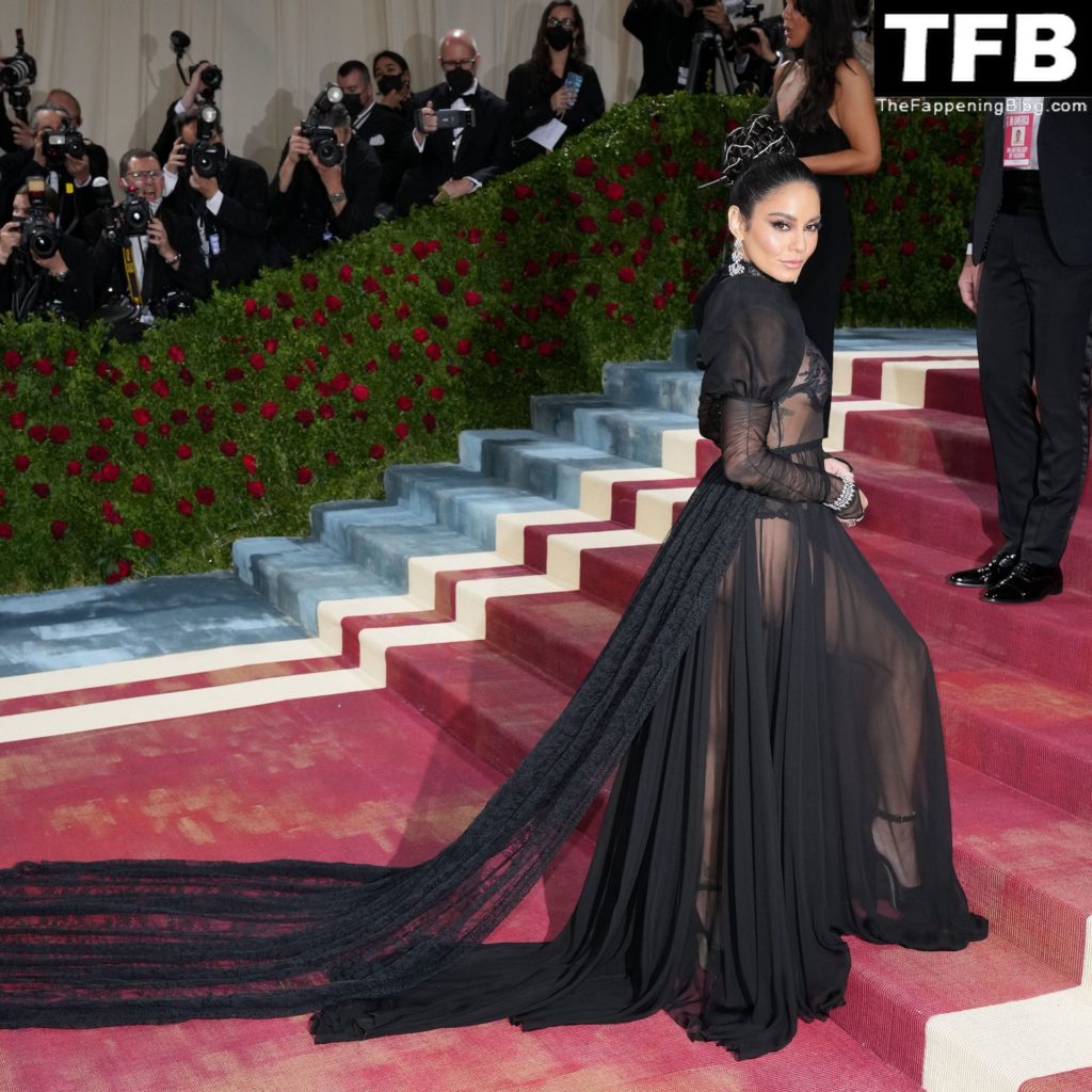 Vanessa Hudgens Looks Stunning in a See-Through Dress at The 2022 Met Gala in NYC (99 Photos)