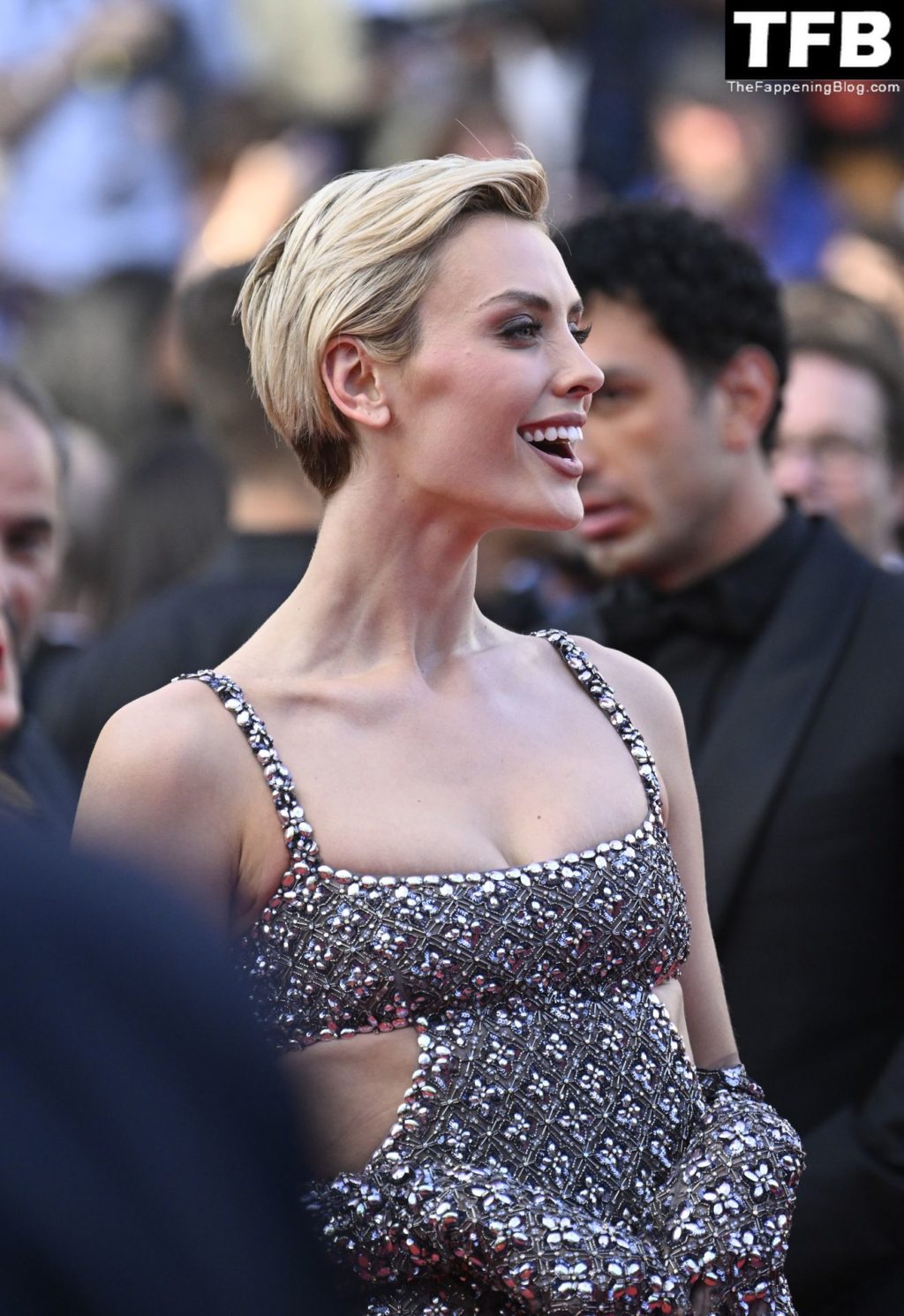 Wallis Day Poses on the Red Carpet at the 75th Annual Cannes Film Festival (32 Photos)