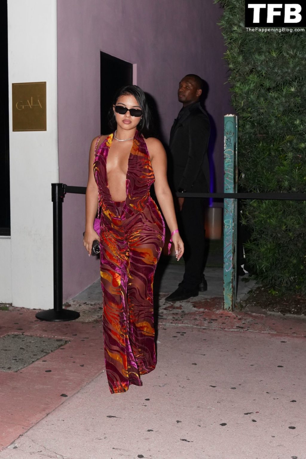 Aliana Mawla is Seen Braless Leaving Drake’s Listening Party in Miami (9 Photos)