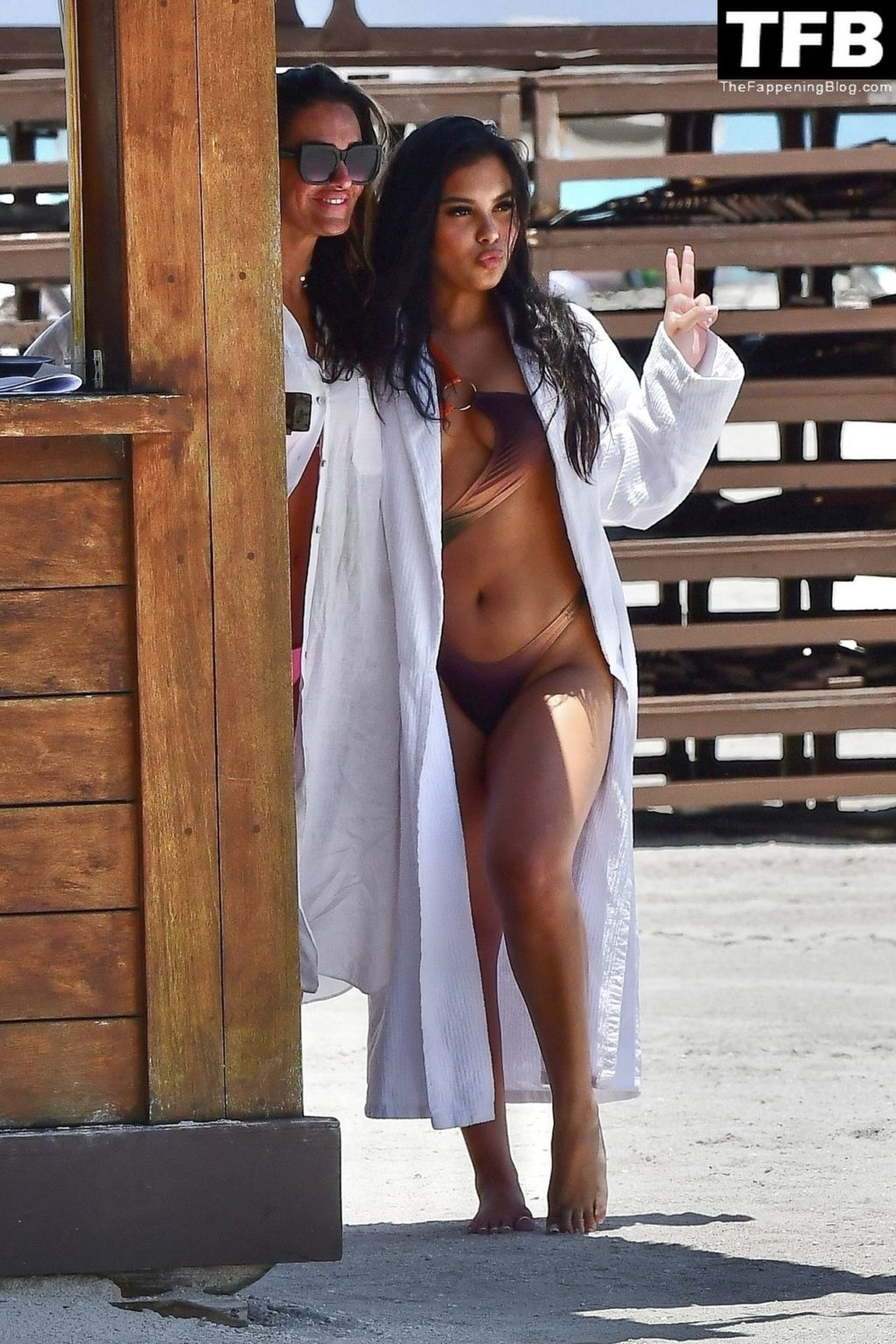 Aliana Mawla Slips Into a Skimpy Swimsuit as She Enjoys a Day in Miami (92 Photos)